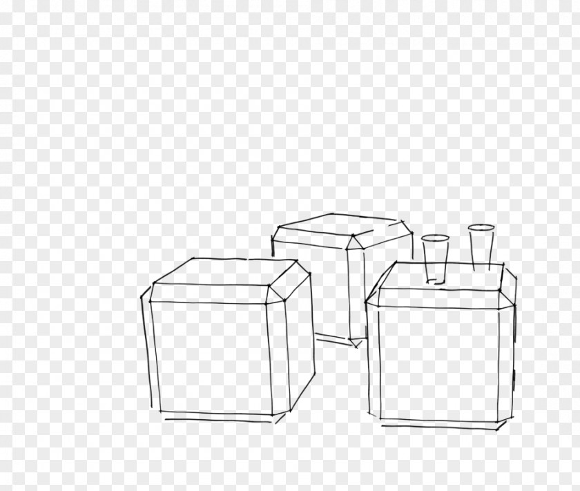 Design Food Storage Containers Line Art PNG