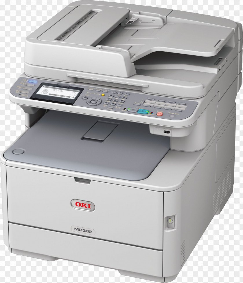 Printer Multi-function Oki Electric Industry Laser Printing Data Corporation PNG
