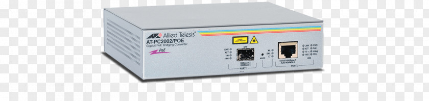 RJ-45 / SFP (mini-GBIC) Allied Telesis 10/100/1000T To Fiber PoE Media AT-PC2002POE-50Others Small Form-factor Pluggable Transceiver Optical AT PC2002/POE Fibre Converter PNG