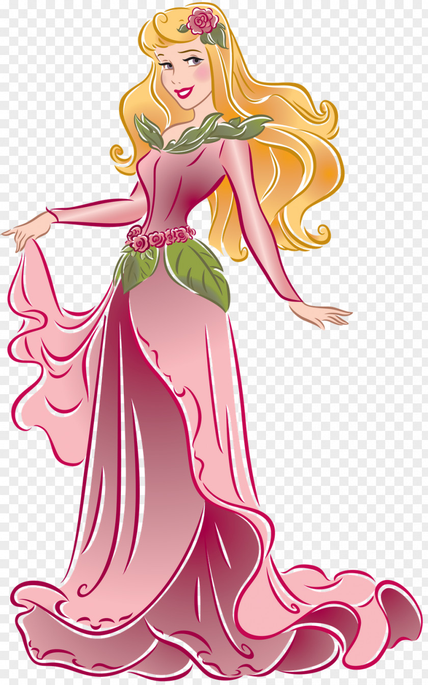 Sleeping Beauty Princess Aurora Rapunzel Minnie Mouse Disney PNG