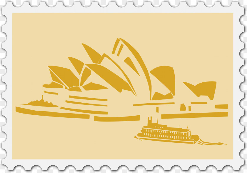 Stamps Clipart Sydney Opera House Clip Art PNG
