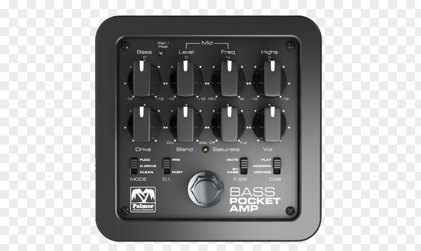 Bass Guitar Amplifier Effects Processors & Pedals Preamplifier PNG
