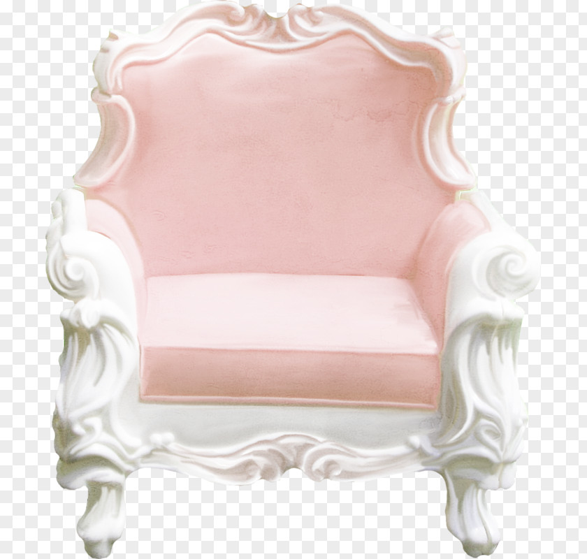 Continental Pink Girly Seat Chair Clip Art PNG