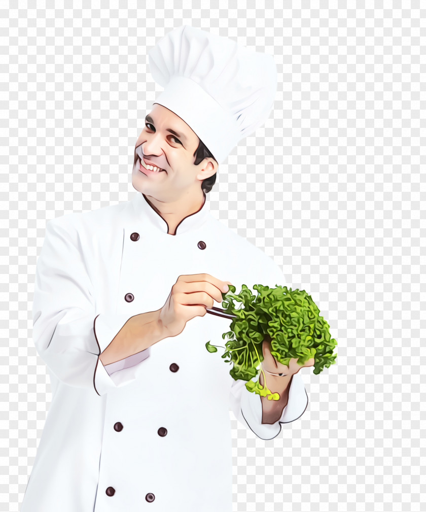 Food Gesture Chef's Uniform Cook Chef Vegetable Leaf PNG