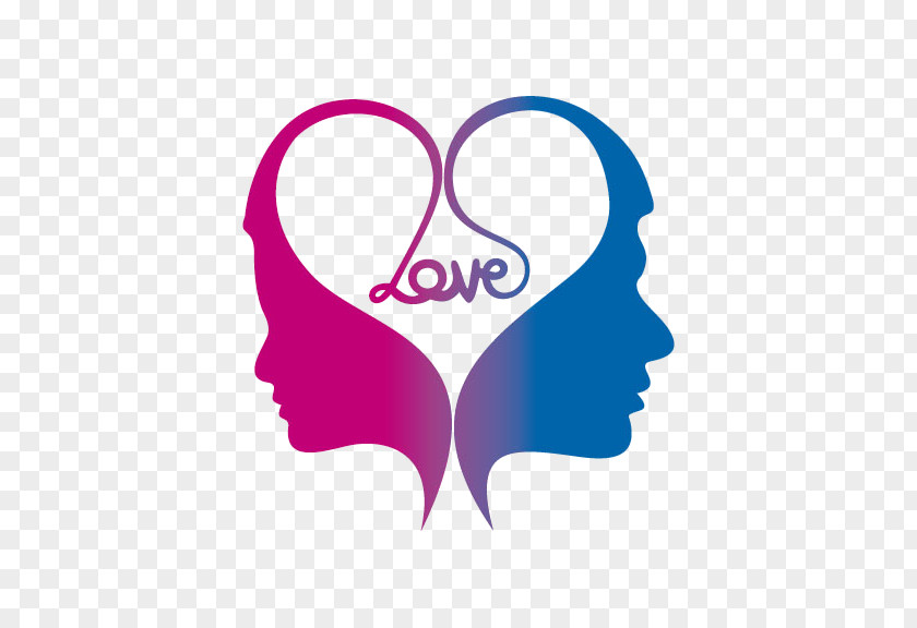 Logo Heart Love Magenta PNG