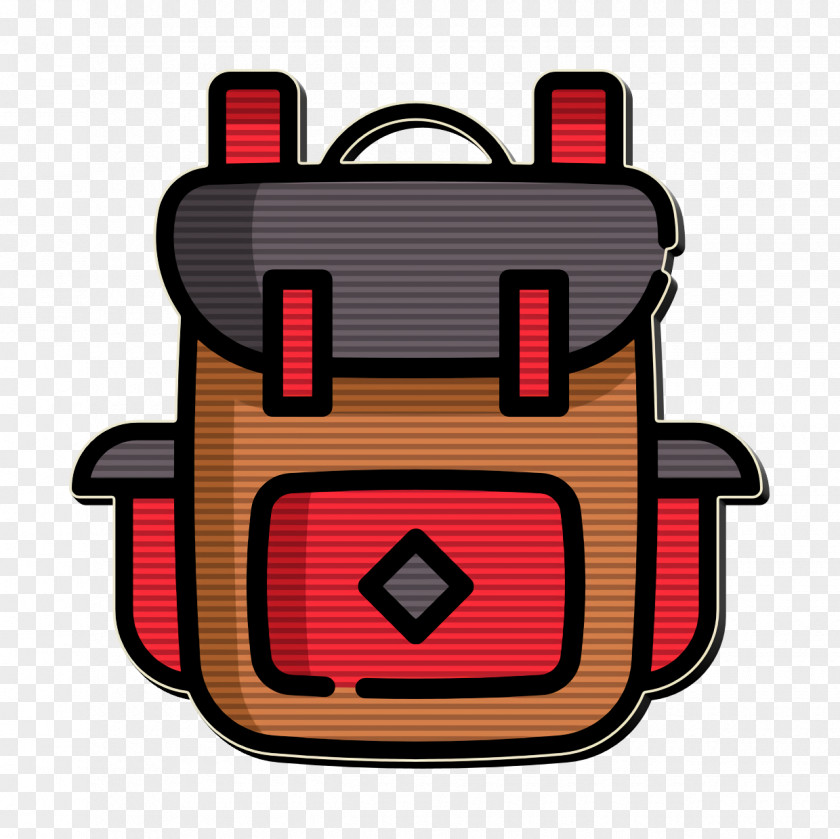 Backpack Icon Summer Camp PNG