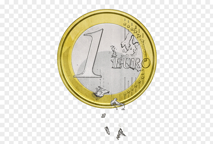 Creative Beautiful Illustration Euro Coins 500 Note PNG