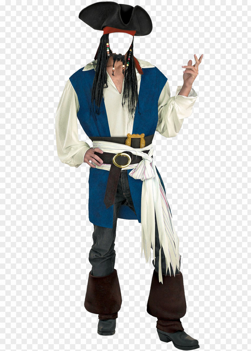 Pirates Of The Caribbean Jack Sparrow Halloween Costume Disguise PNG