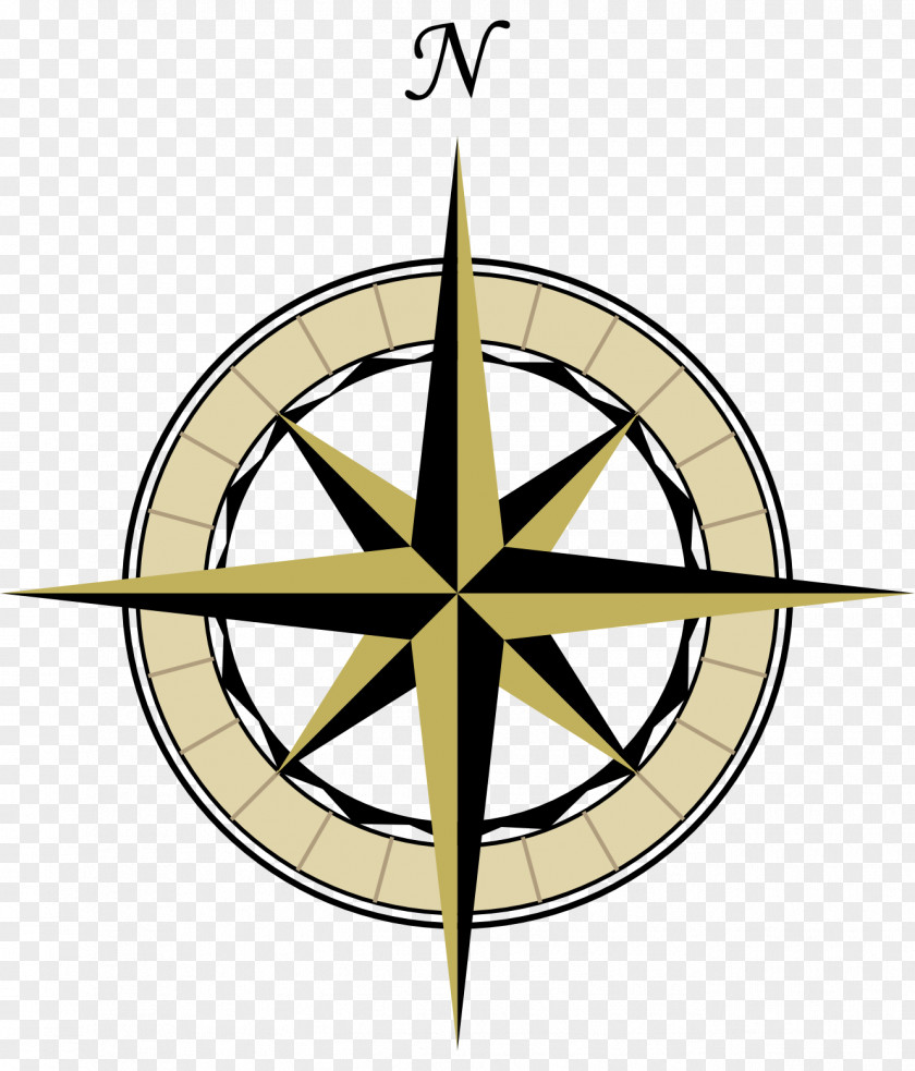 Blank Compass Rose North Clip Art PNG