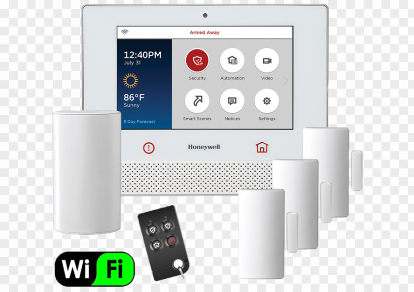 Honeywell Lyric Home Automation Security Alarms & Systems Thermostat PNG