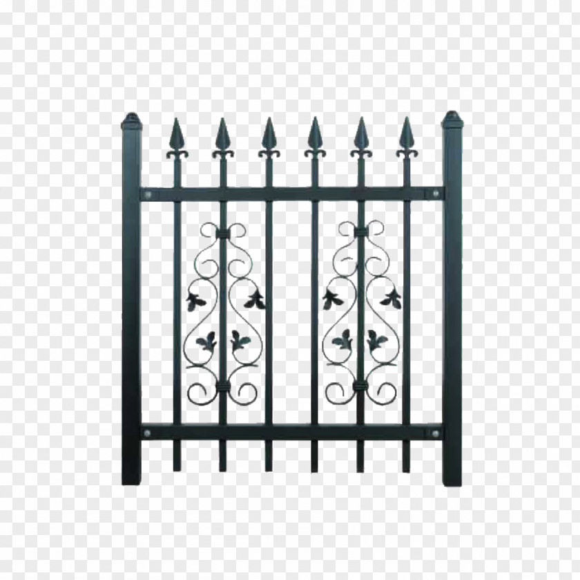 Iron Fence Wrought Gate Railing Steel PNG