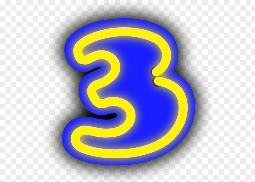 Number Cliparts Numeral System Neon Clip Art PNG