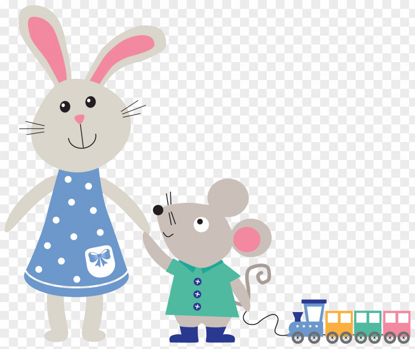 Rabbit Popsy & Peanut Easter Bunny Children's Clothing PNG