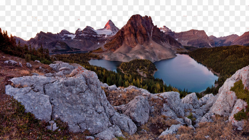 Mount Assiniboine Provincial Park In Canada Due To Four Beautiful Mountain Sunset Cloud PNG