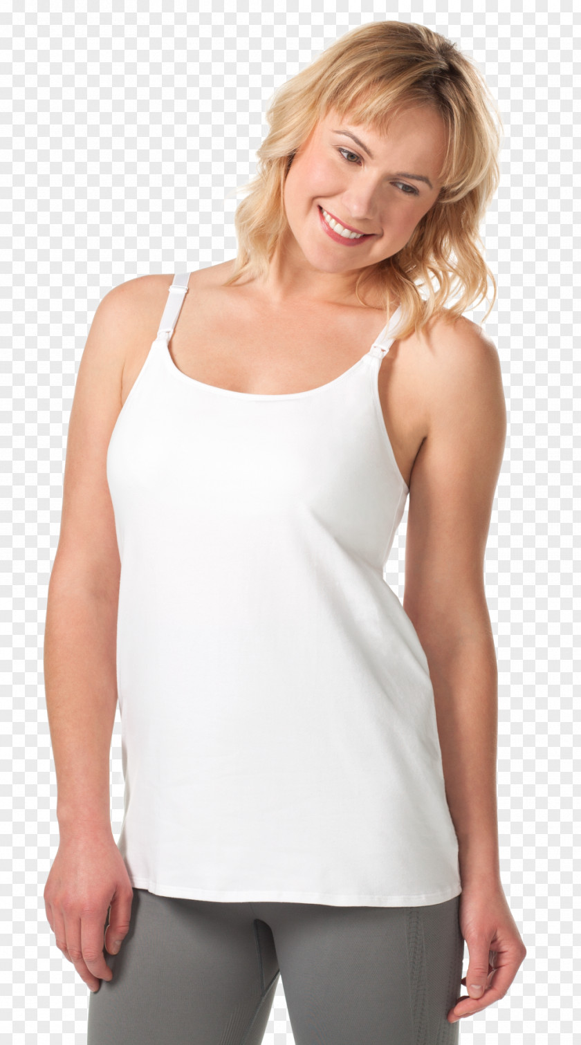 Tank Top T-shirt Nursing Bra Clothing Undershirt Sleeveless Shirt PNG