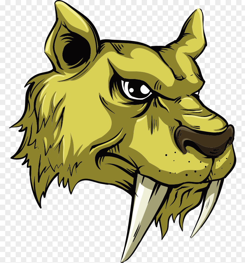 Vector Illustration Leopard Dog Comics PNG