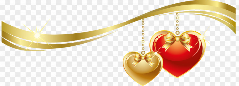 Chain Heart Love Valentine's Day PNG