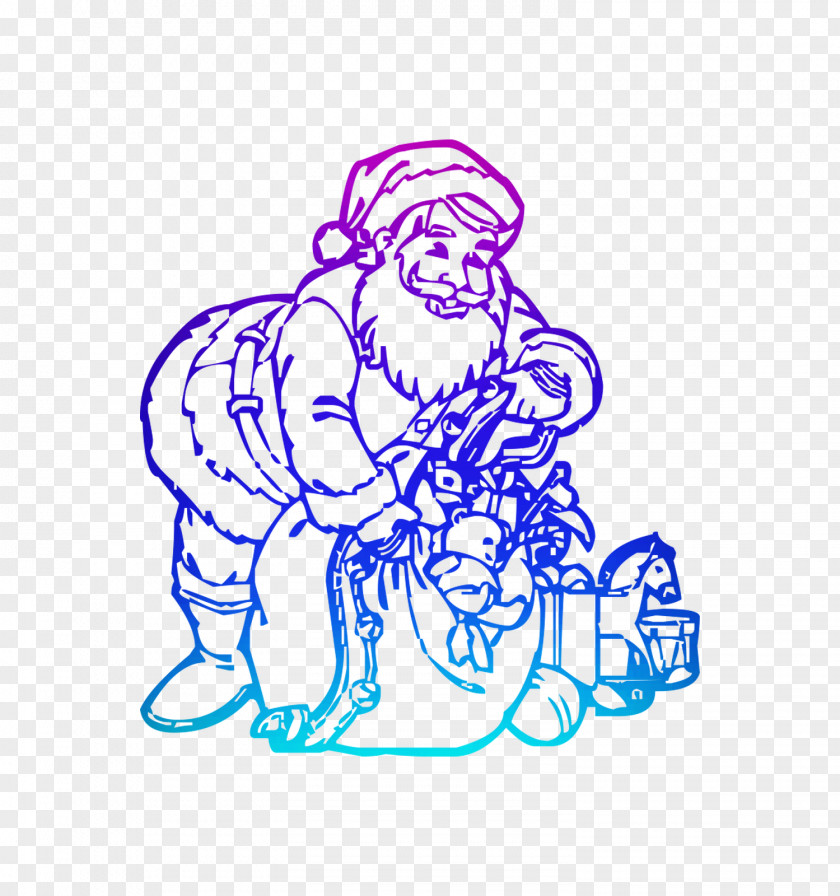 Christmas Santa Claus Coloring Pages Book Day PNG