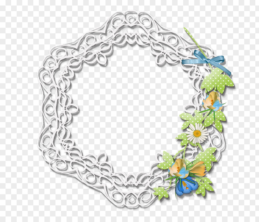 Leace Lace Picture Frames Paper Image Sticker PNG
