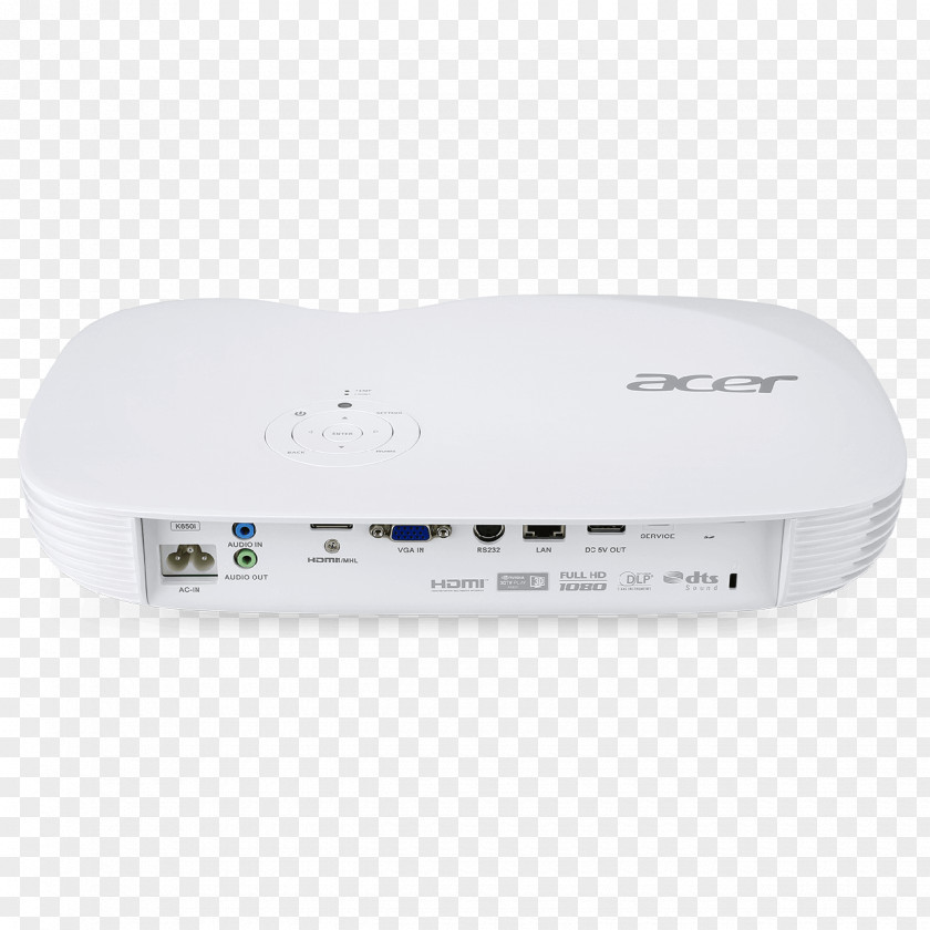 Projector Wireless Access Points Acer K650i DLP 1080p LED Multimedia Projectors Digital Light Processing PNG