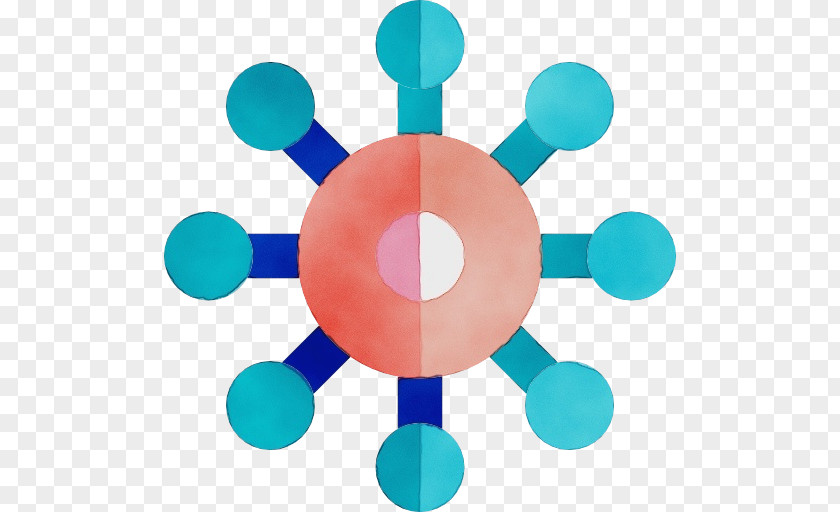 Symmetry Aqua Turquoise Circle Clip Art PNG