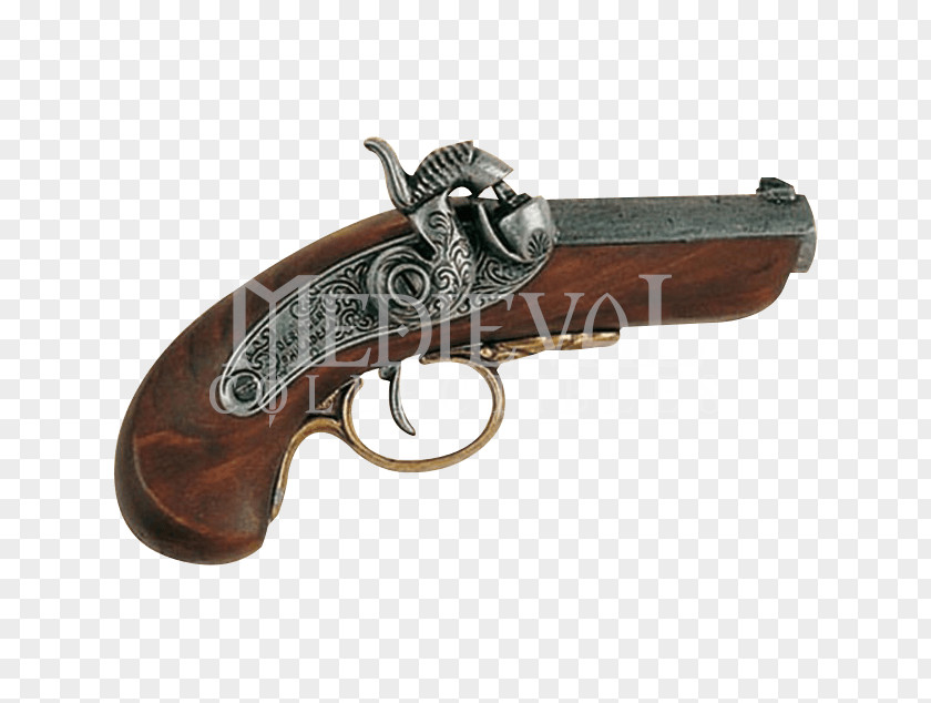 Weapon Derringer Flintlock Firearm Pistol PNG