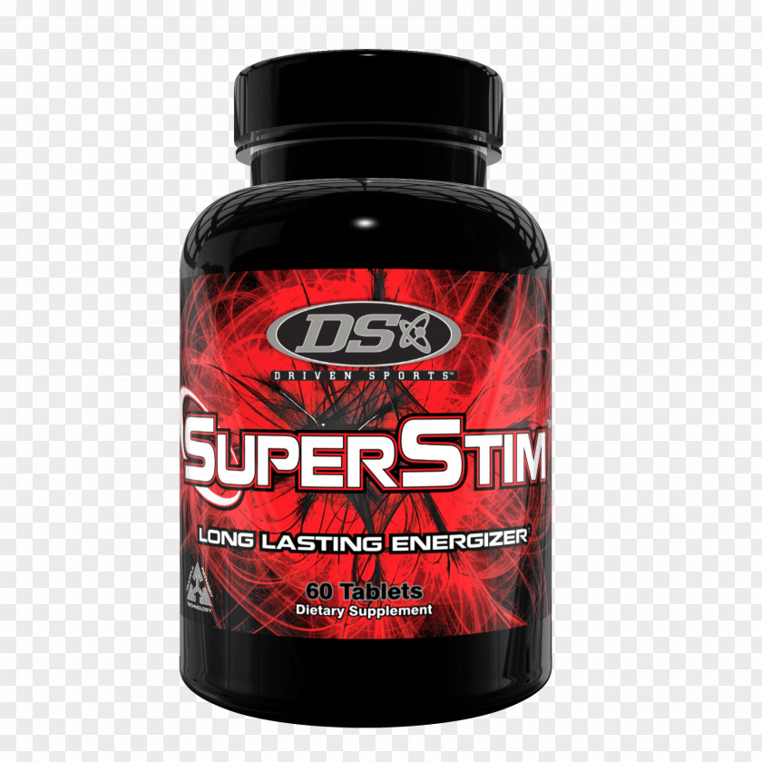 Extreme Sports Dietary Supplement Driven SUPERSTIM 60 Count Thermogenics Capsule PNG