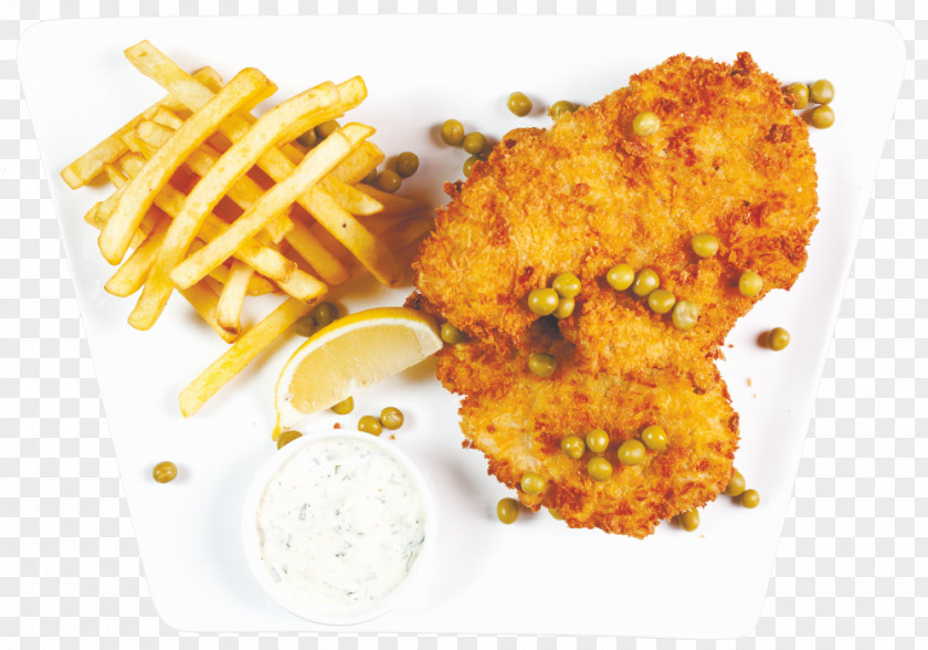Junk Food French Fries Crispy Fried Chicken Nugget Schnitzel Fingers PNG