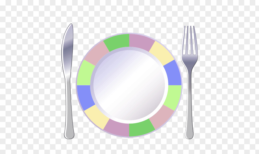 Plate And Fork PNG