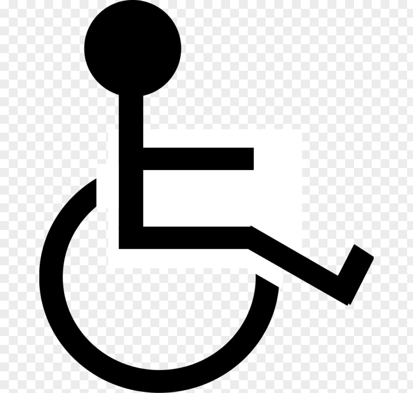 Symbol Disability Black And White Clip Art PNG