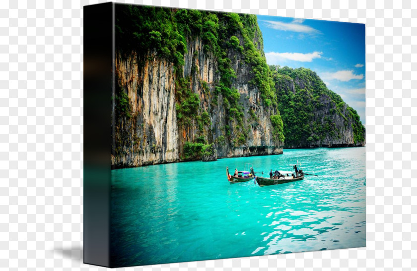 Thailand Landscape Phi Islands Inlet Water Resources Leisure Vacation PNG