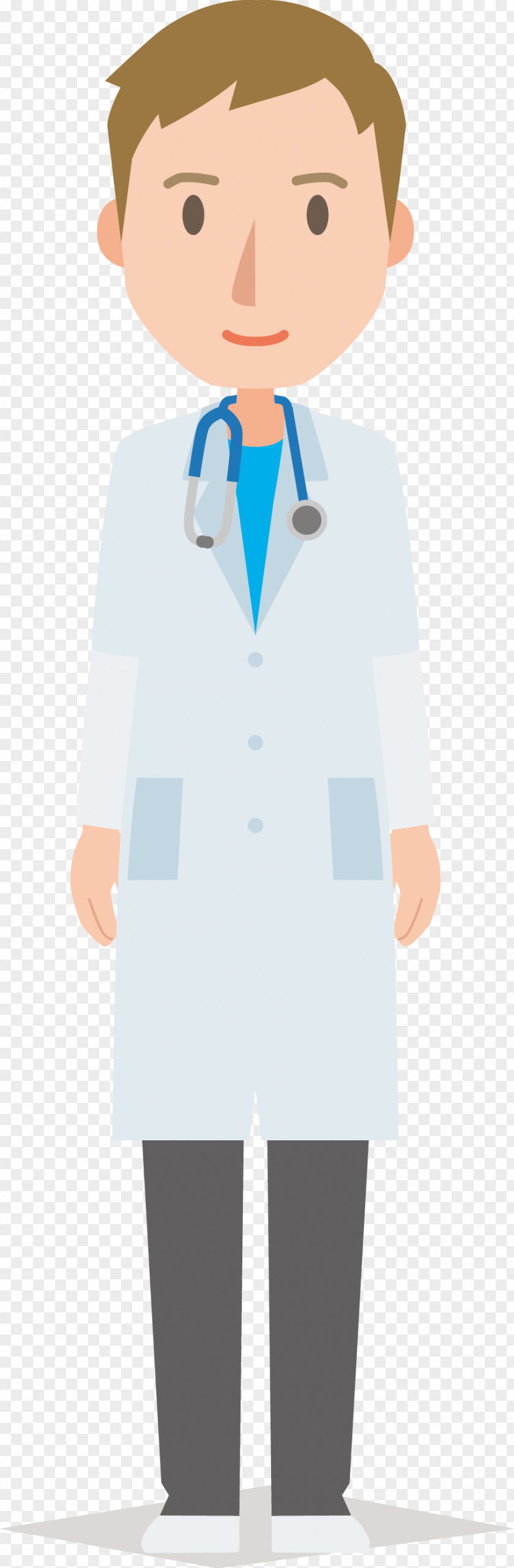 Male Doctor Vector Cute Icon PNG