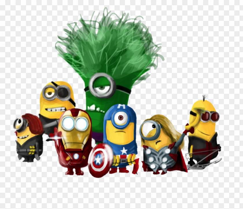 Minions Captain America Thor Iron Man Phil Coulson Marvel Cinematic Universe PNG