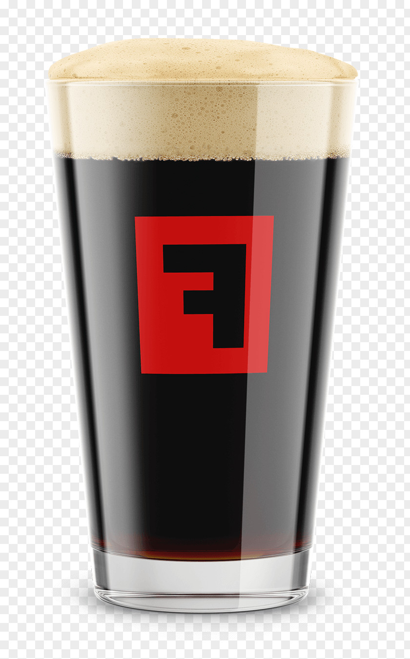 Beer Pint Glass Fullsteam Brewery Brown Ale Imperial PNG