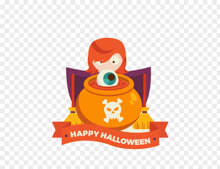 Halloween Party Illustration PNG