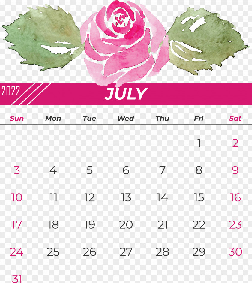 Line Calendar Font Pink M Meter PNG