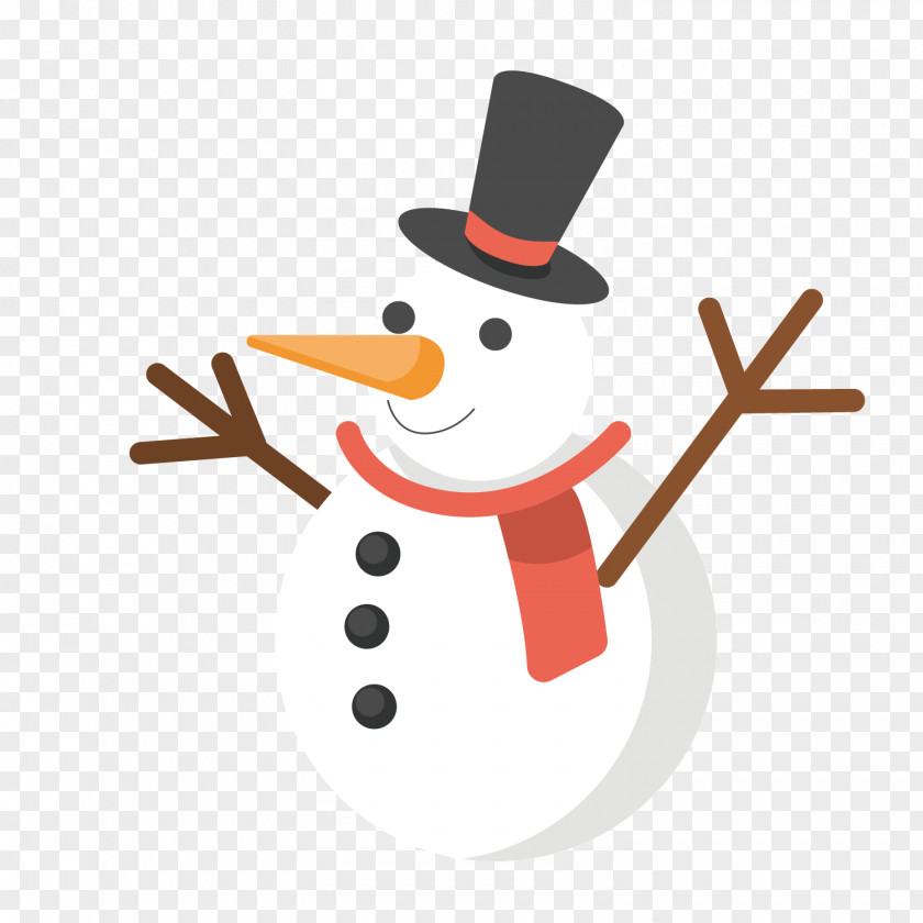 White Snowman Clip Art PNG