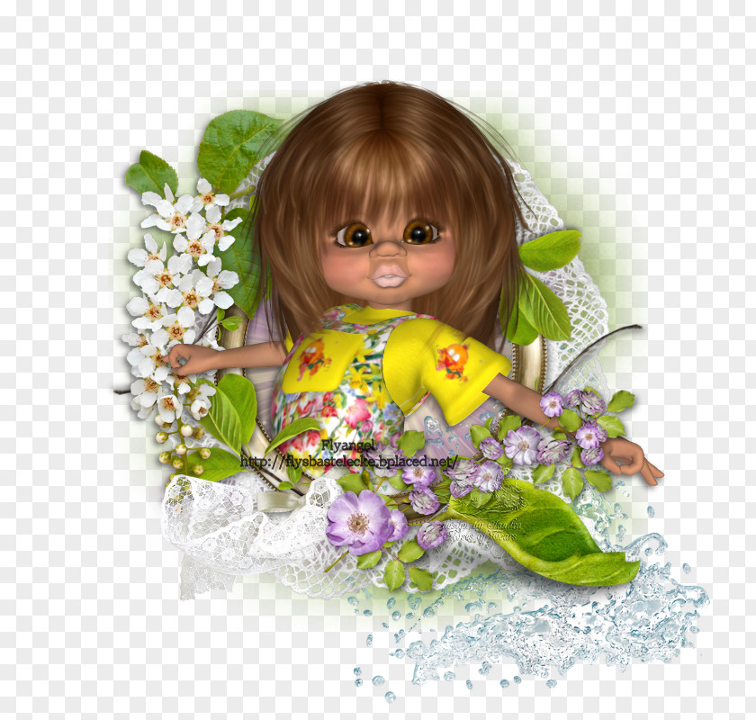 Flower Toddler Doll PNG