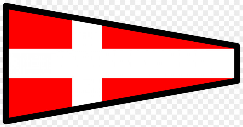 Red Cross Pennon Flag International Maritime Signal Flags Clip Art PNG