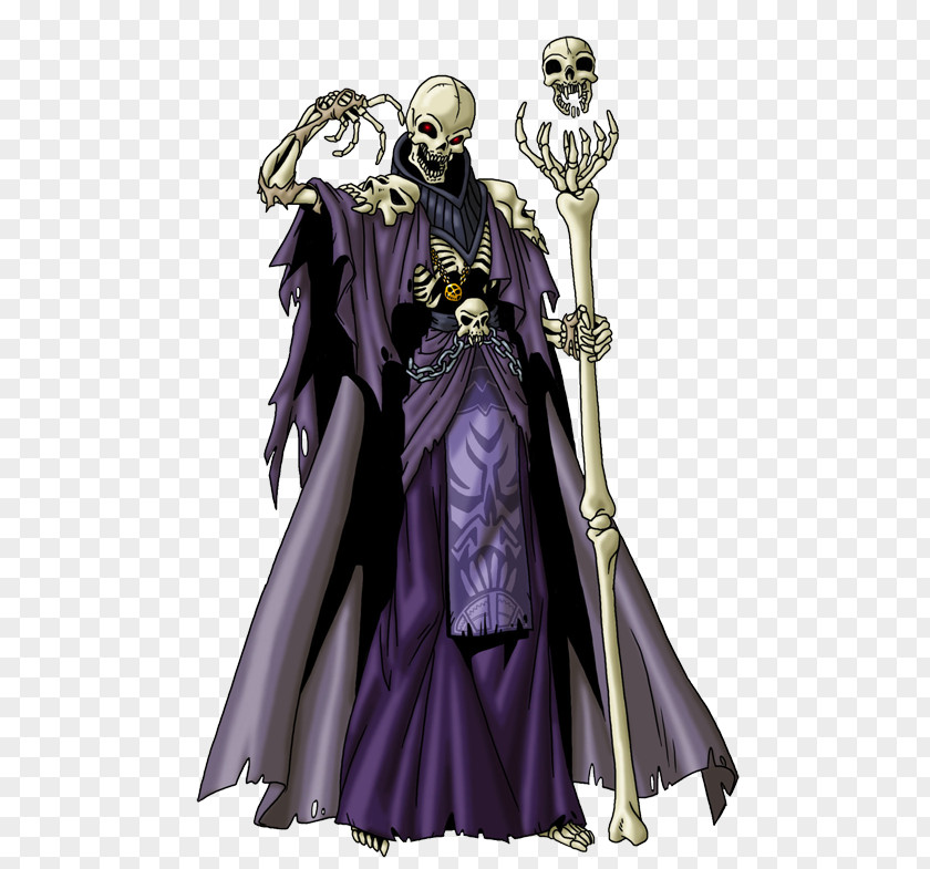 Wizard Lich Character Undead Revenant PNG