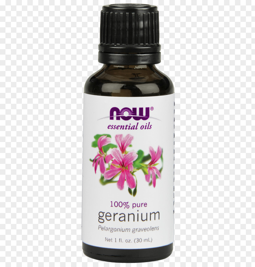 Now Essential Oils Foods Oil Aromatherapy Sweet Scented Geranium PNG