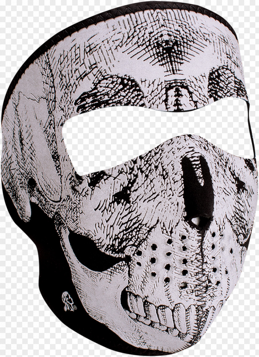 Skull Mask Neoprene Headgear Balaclava PNG