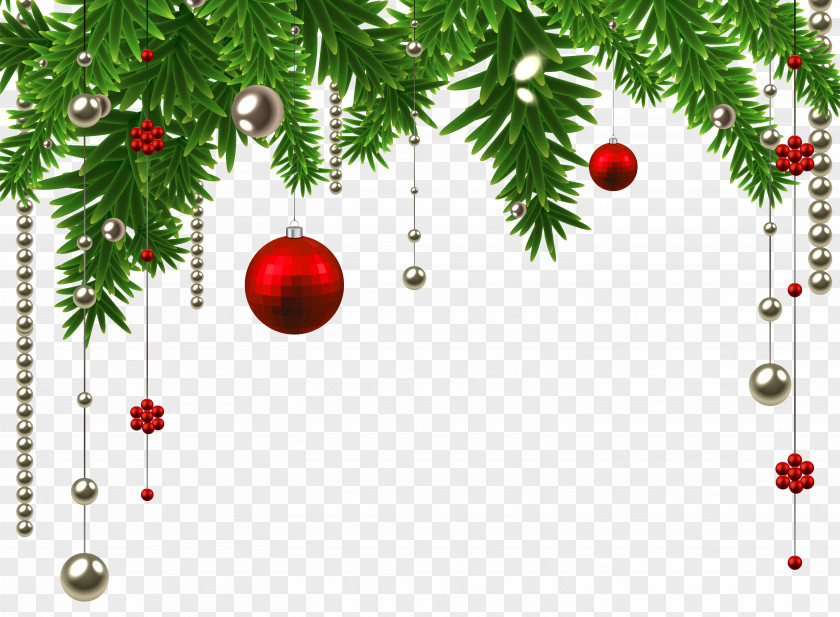 Christmas Hanging Ball Decoration Clipart Image Ornament Tree PNG