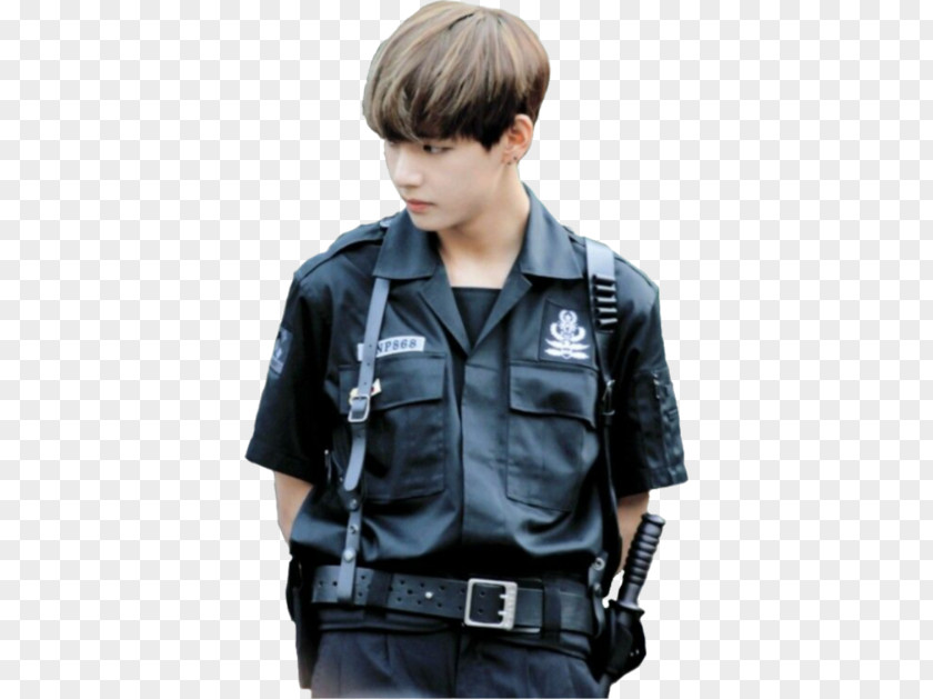 Kim Taehyung Police Officer BTS PNG