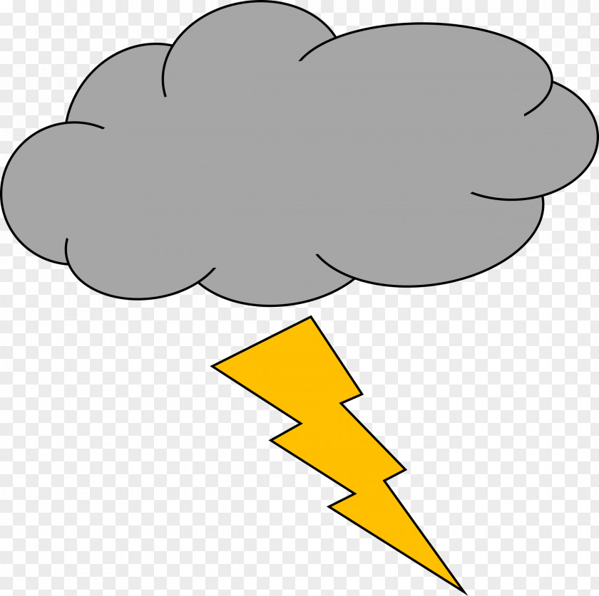 Lightning Thunderstorm Cloud Clip Art PNG