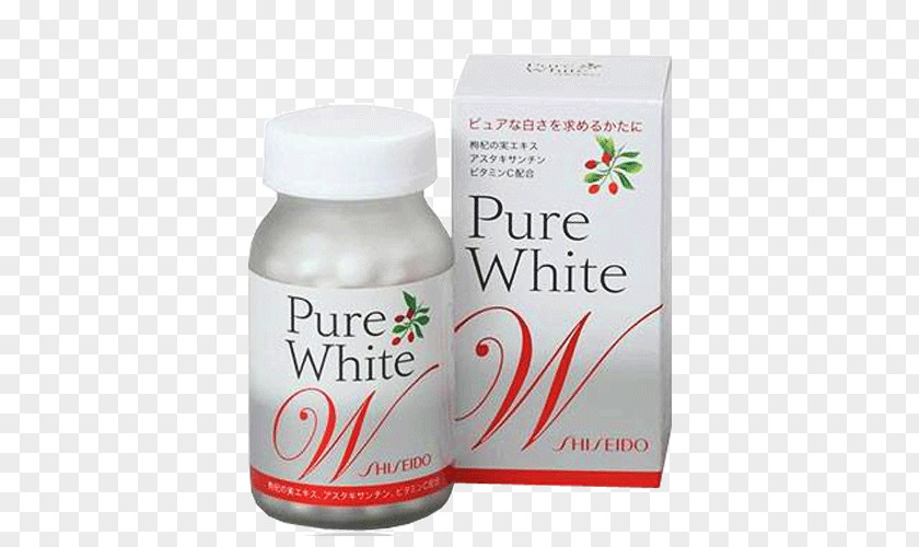 Pure White Skin Whitening Dietary Supplement Capsule Shiseido PNG