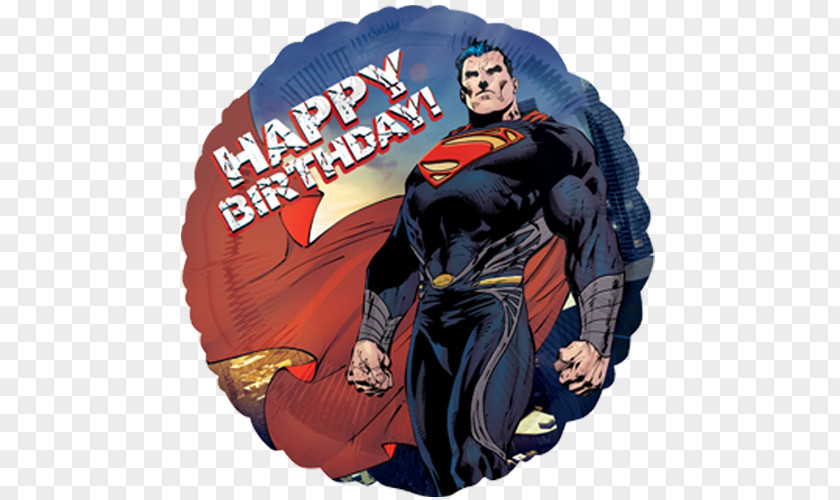 Superman Balloon Party Birthday Superhero PNG