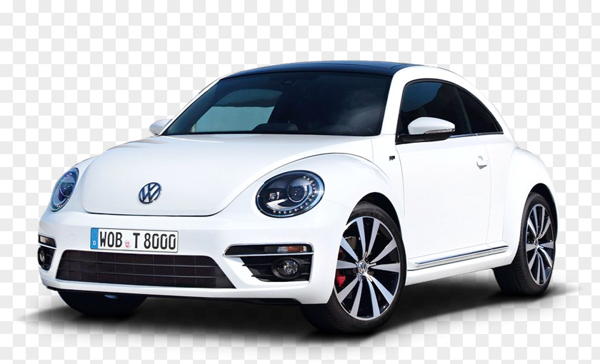 White Volkswagen Beetle Car Image Golf Scirocco New PNG
