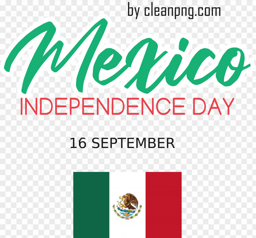 Logo Mexico Font Green Flag PNG