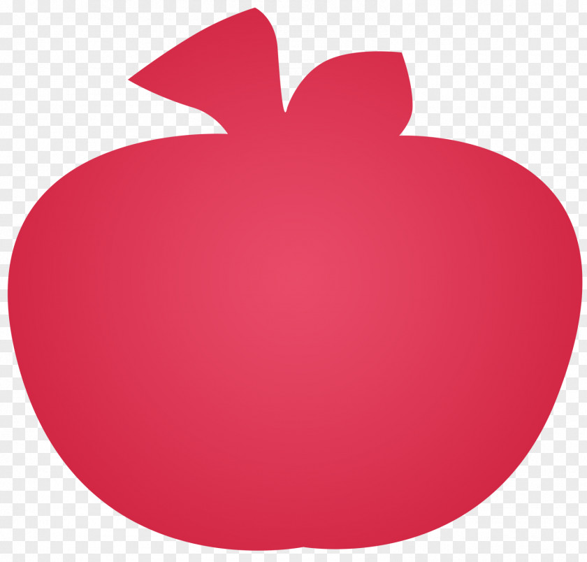 Paper-cut Apple Heart Fruit PNG
